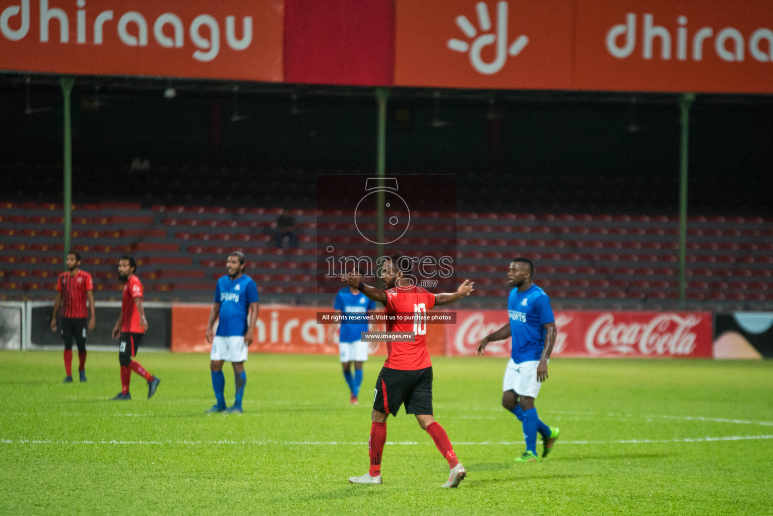 TC Sports Club vs Nilandhoo in Dhiraagu Dhivehi Premier League held in Male', Maldives on 16th December 2019 Photos: Ismail Thoriq/images.mv