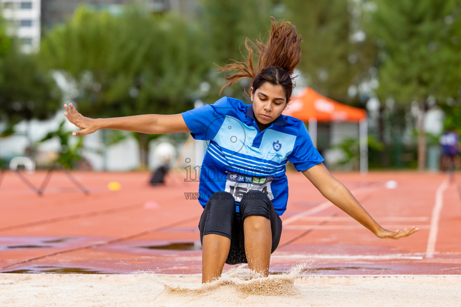 Day 2 of MWSC Interschool Athletics Championships 2024 held in Hulhumale Running Track, Hulhumale, Maldives on Sunday, 10th November 2024. 
Photos by:  Hassan Simah / Images.mv