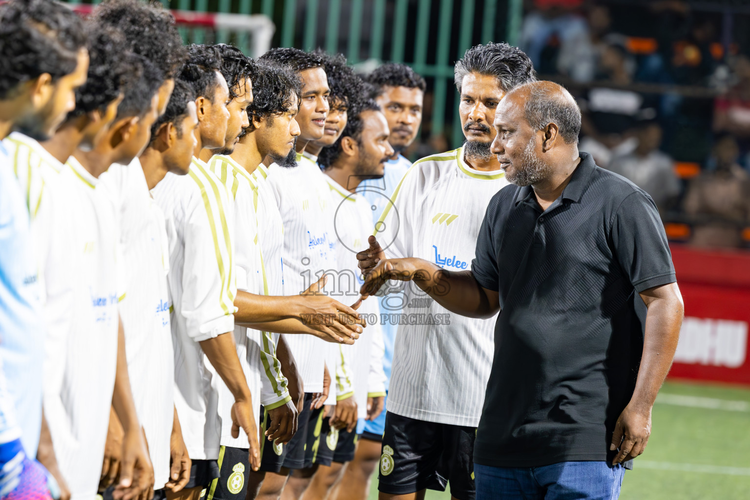 R Rasgetheemu vs R Maduvvari in Day 14 of Golden Futsal Challenge 2025 was held on Saturday, 18th January 2025, in Hulhumale', Maldives. Photos: Ismail Thoriq / images.mv