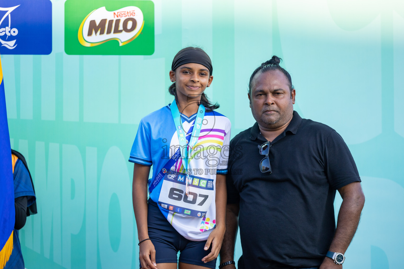 Day 4 of MWSC Interschool Athletics Championships 2024 held in Hulhumale Running Track, Hulhumale, Maldives on Tuesday, 12th November 2024. Photos by: Ismail Thoriq / Images.mv