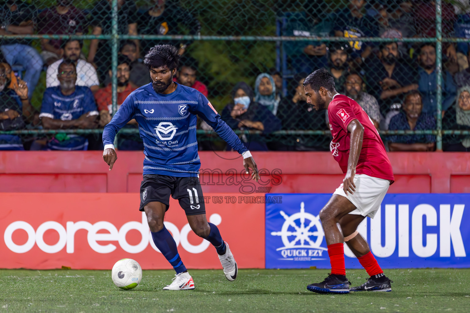 K Gaafaru vs K Kaashidhoo on Day 34 of Golden Futsal Challenge 2024 was held on Monday, 19th February 2024, in Hulhumale', Maldives
Photos: Ismail Thoriq / images.mv