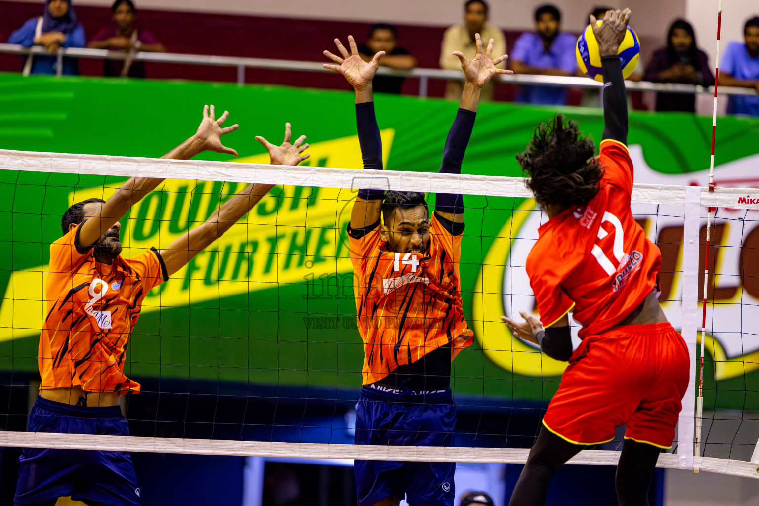 Day 1 of MILO VAM Cup 2024 Men's Division was held in Social Center Indoor Hall on Monday, 28th October 2024. Photos: Nausham Waheed / images.mv