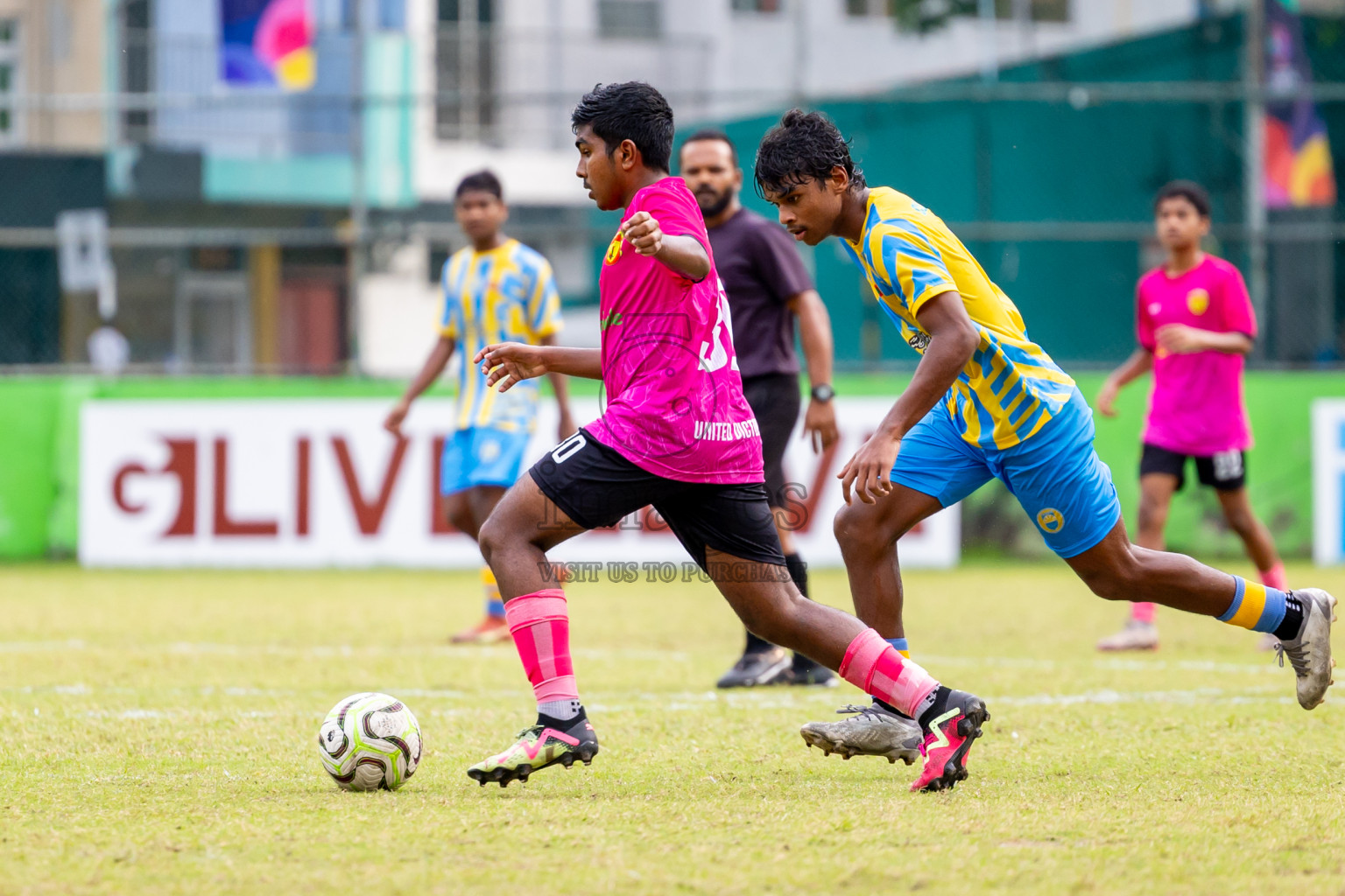 Club Valencia vs United Victory (U16) in Day 10 of Dhivehi Youth League 2024 held at Henveiru Stadium on Sunday, 15th December 2024. Photos: Nausham Waheed / Images.mv