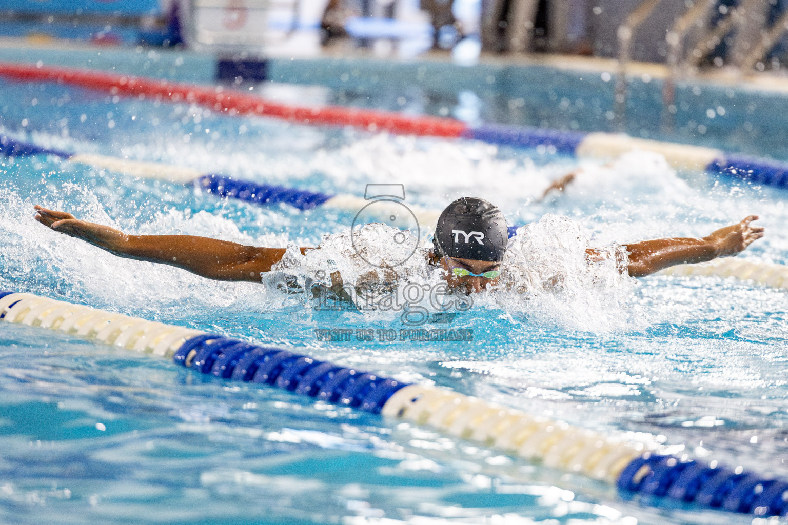 Day 5 of National Swimming Competition 2024 held in Hulhumale', Maldives on Tuesday, 17th December 2024. 
Photos: Hassan Simah / images.mv