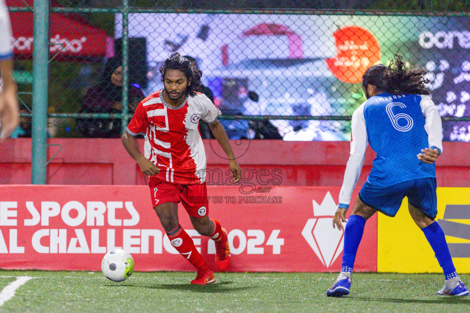 M Mulak vs M Naalaafshi on Day 34 of Golden Futsal Challenge 2024 was held on Monday, 19th February 2024, in Hulhumale', Maldives
Photos: Ismail Thoriq / images.mv