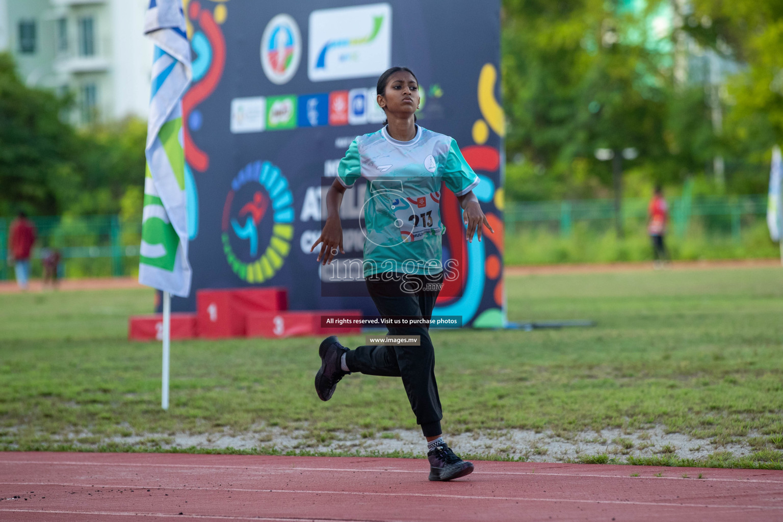 Day two of Inter School Athletics Championship 2023 was held at Hulhumale' Running Track at Hulhumale', Maldives on Sunday, 15th May 2023. Photos: Nausham Waheed / images.mv