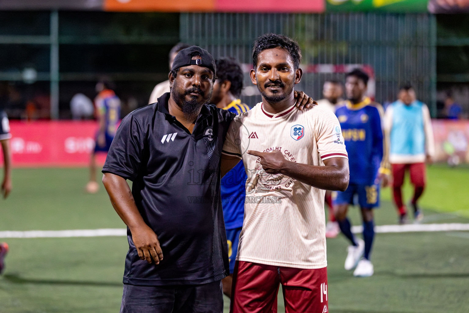 CLUB 220 vs HPSN in the Quarter Finals of Club Maldives Classic 2024 held in Rehendi Futsal Ground, Hulhumale', Maldives on Tuesday, 17th September 2024. 
Photos: Hassan Simah / images.mv