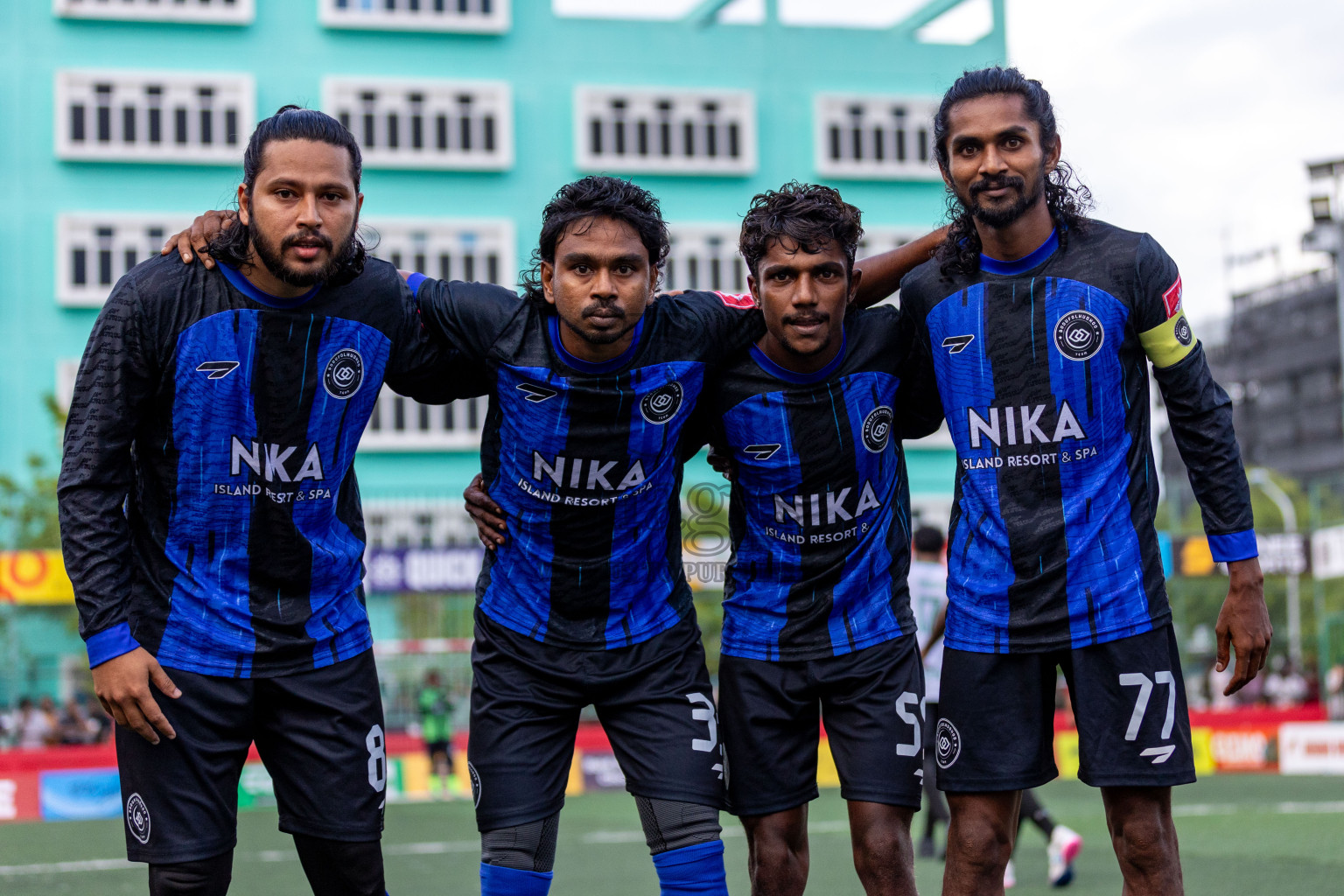 AA. Maalhos VS AA. Bodufolhudhoo in Day 7 of Golden Futsal Challenge 2025 was held on Saturday, 11th January 2025, in Hulhumale', Maldives 
Photos: Hassan Simah / images.mv