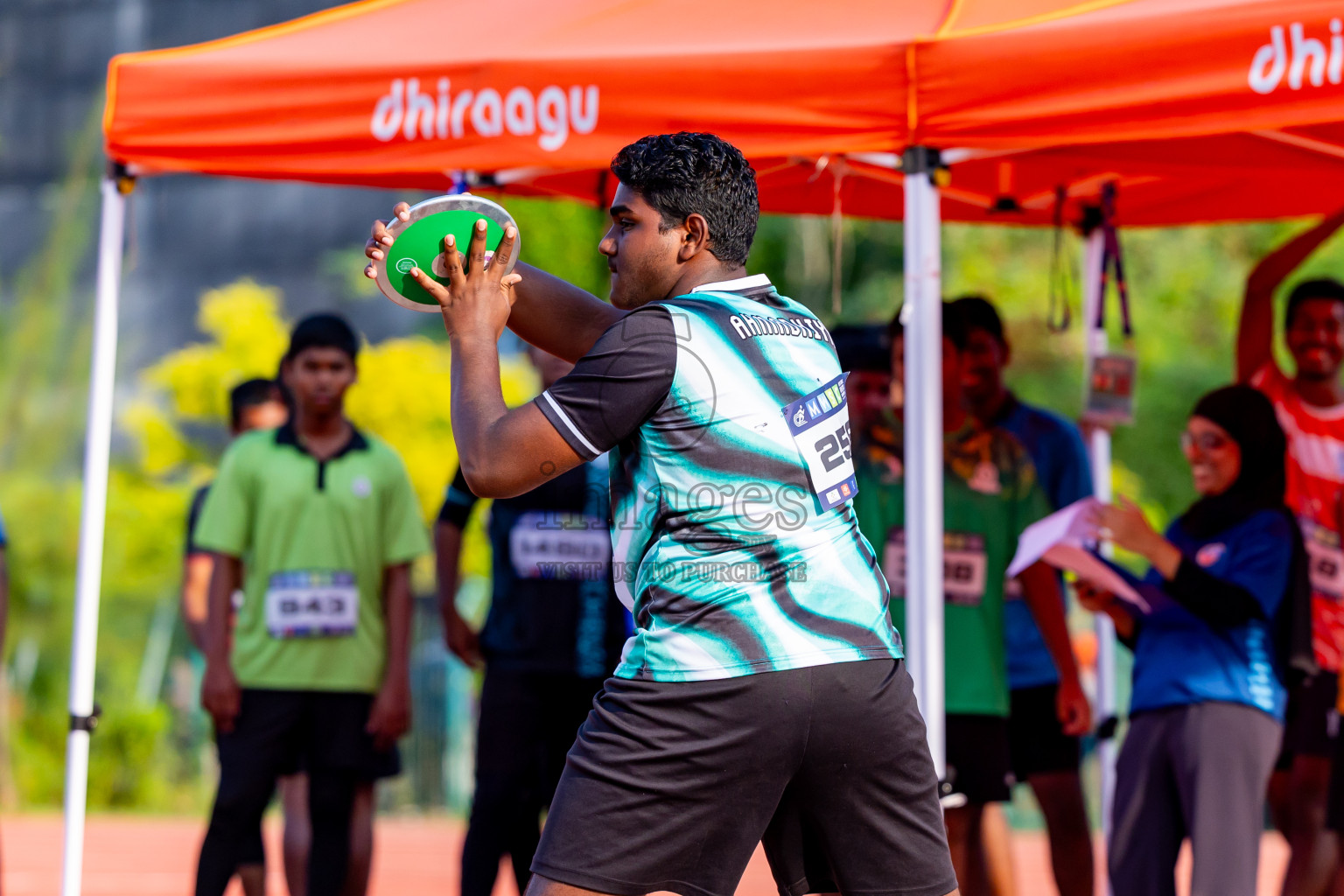 Day 5 of MWSC Interschool Athletics Championships 2024 held in Hulhumale Running Track, Hulhumale, Maldives on Wednesday, 13th November 2024. Photos by: Nausham Waheed / Images.mv