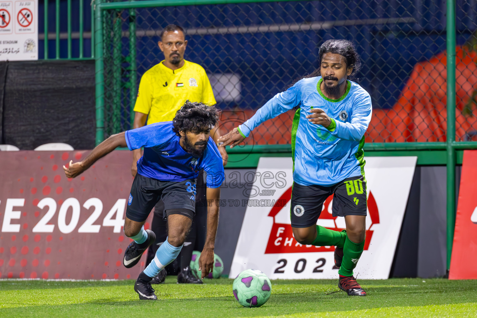 Baakee Sports Club vs FC Calms Blue in Day 9 of BG Futsal Challenge 2024 was held on Wednesday, 20th March 2024, in Male', Maldives
Photos: Ismail Thoriq / images.mv