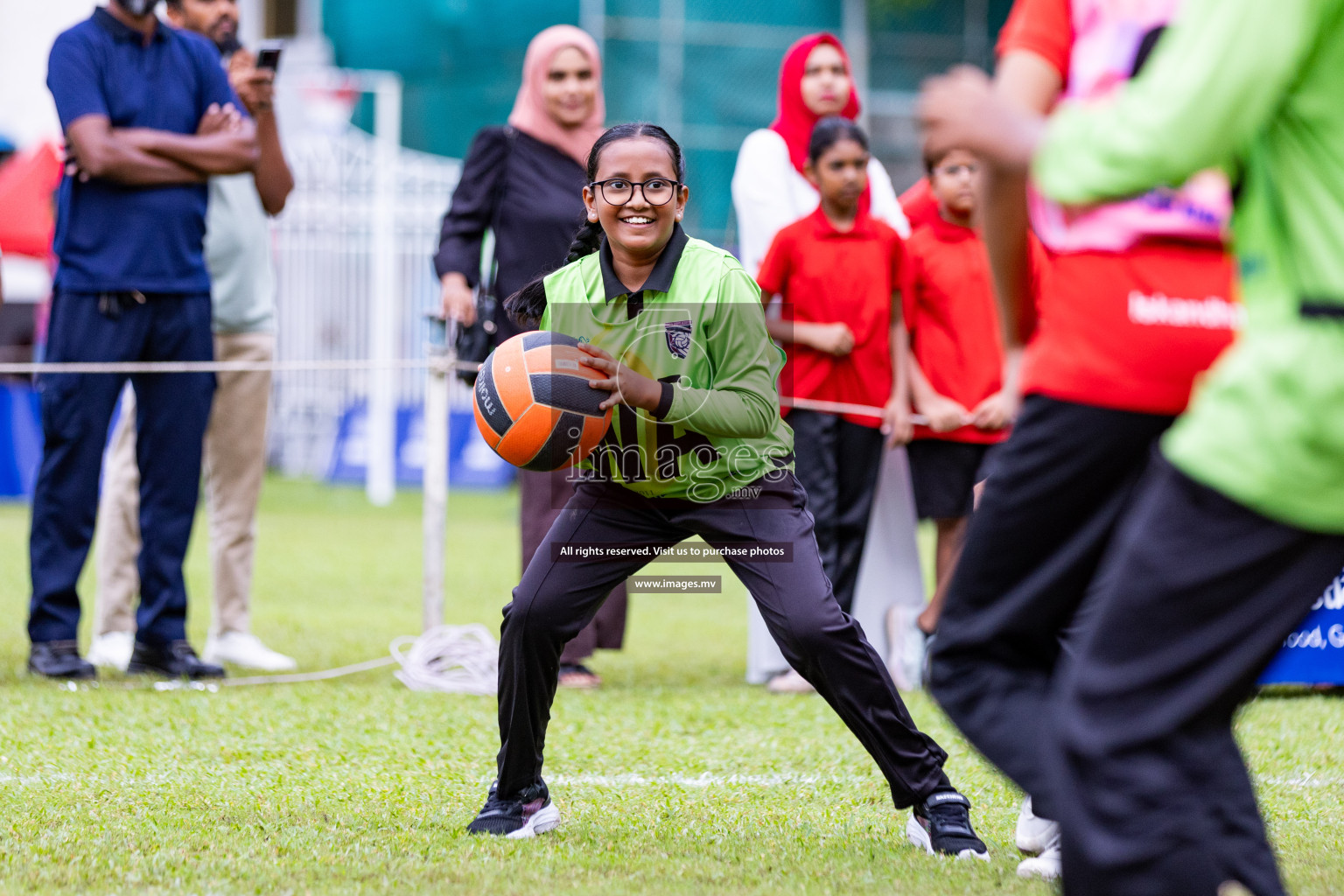 Day 1 of Nestle' Kids Netball Fiesta 2023 held in Henveyru Stadium, Male', Maldives on Thursday, 30th November 2023. Photos by Nausham Waheed / Images.mv