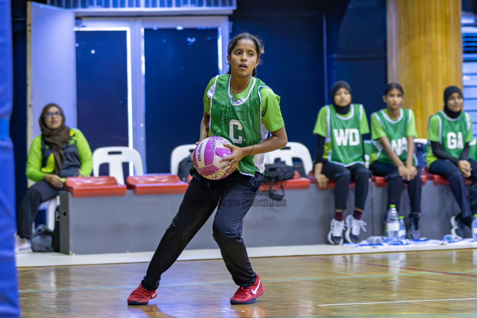 Day 14 of 26th Inter-School Netball Tournament 2025 was held in Social Center Indoor Hall on Tuesday, 4th November 2025. Photos: Areef Adam / images.mv