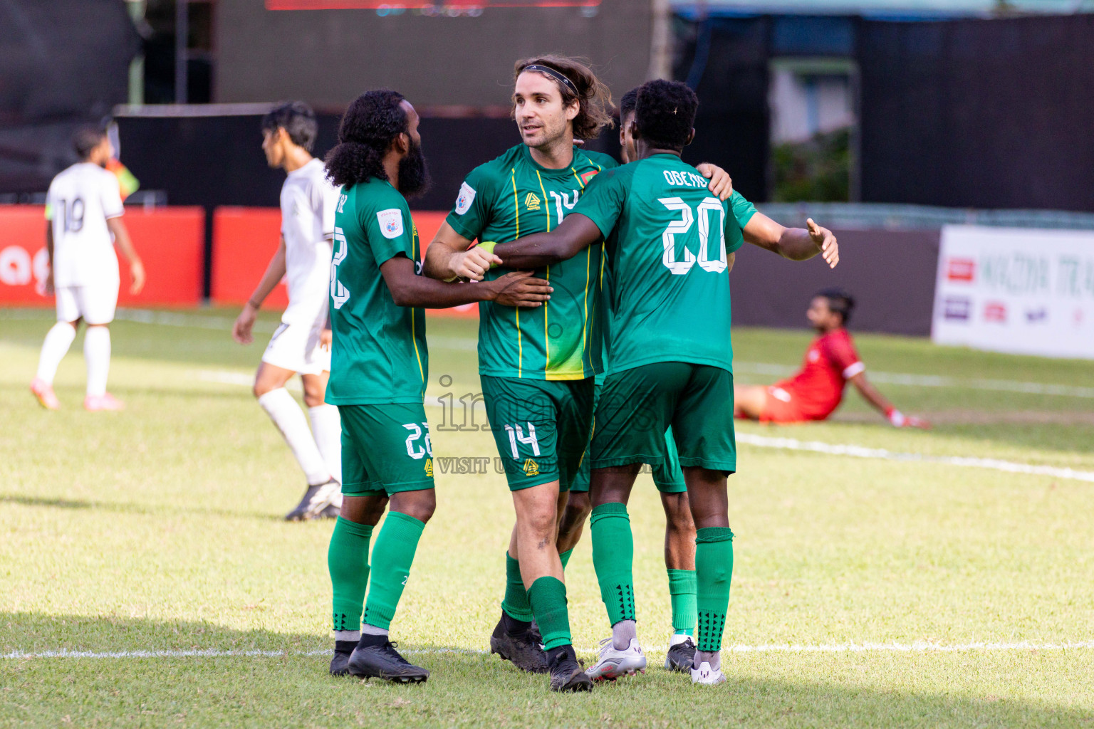 Maziya SRC vs Green Streets in Dhivehi Premier League 2025/26 held in National Football Stadium, Male', Maldives on Saturyday, 25 October 2025. 
Photos: Hassan Simah / Images.mv