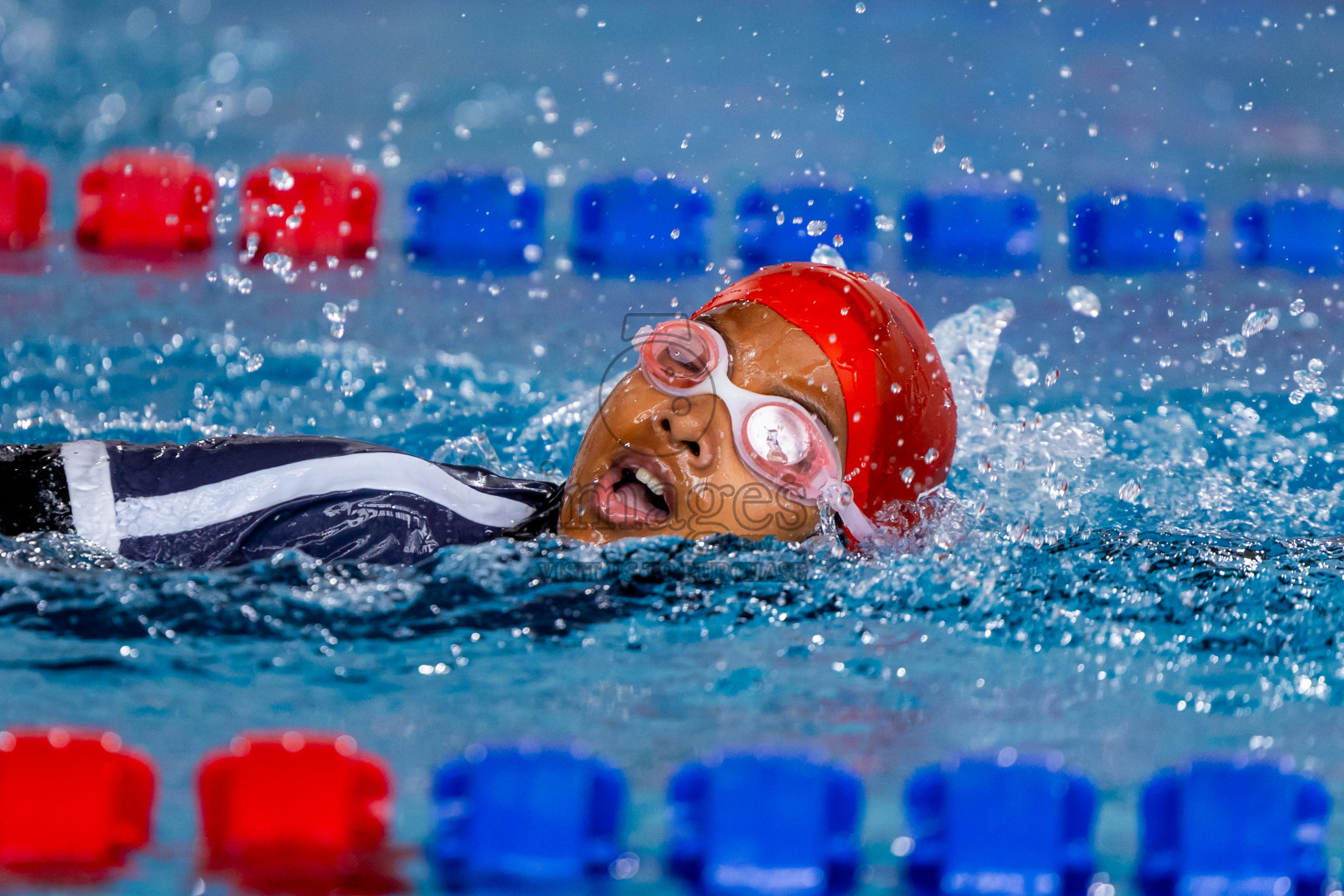 Day 3 of 20th BMLInter-school Swimming Competition 2024 held in Hulhumale', Maldives on Monday, 14th October 2024. Photos: Nausham Waheed / images.mv