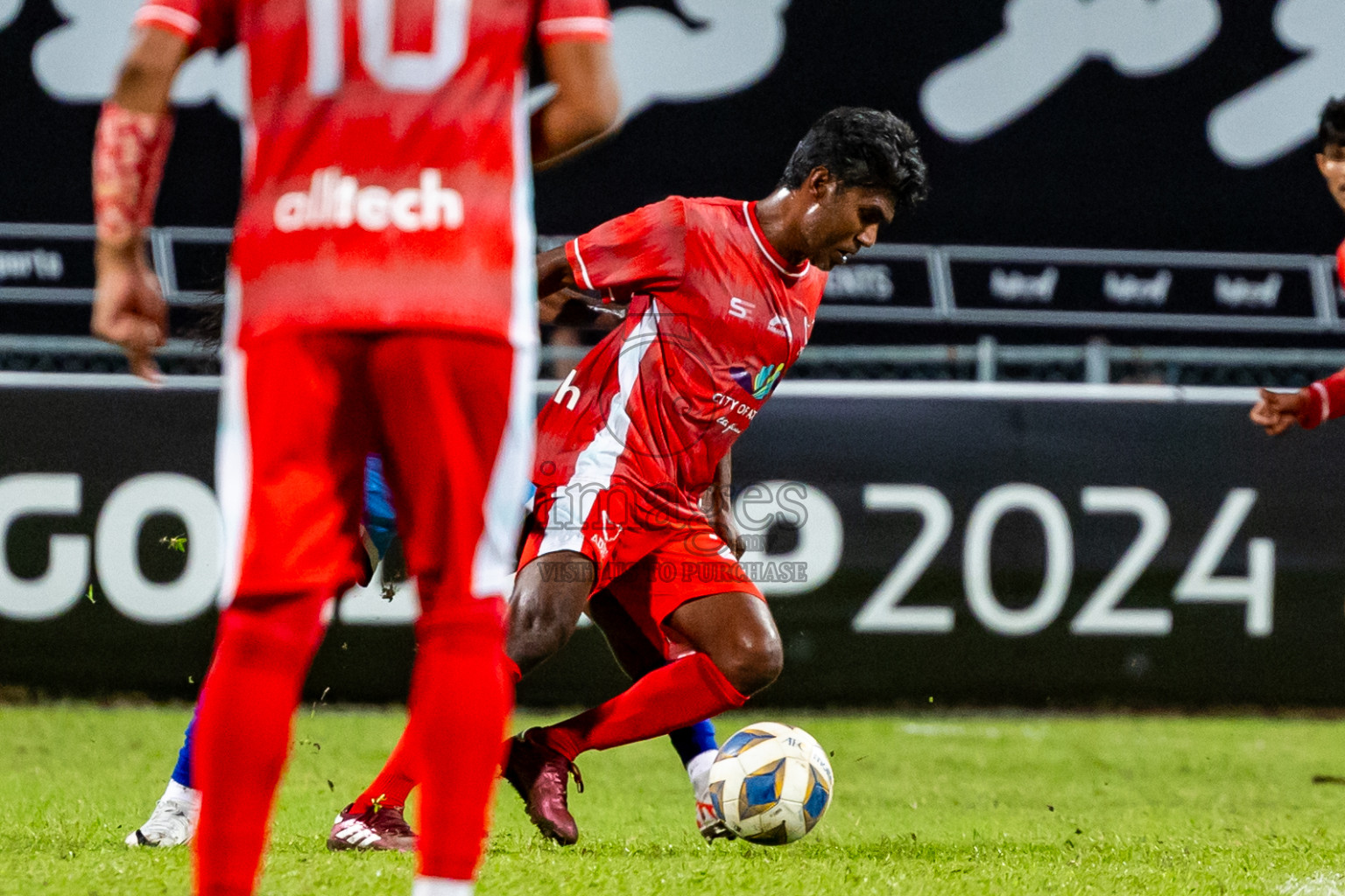 Addu City vs R Alifushi in Semi Finals of Gold Cup 2024 held at National Football Stadium on Saturday, 21st December 2024. Photos: Nausham Waheed / Images.mv