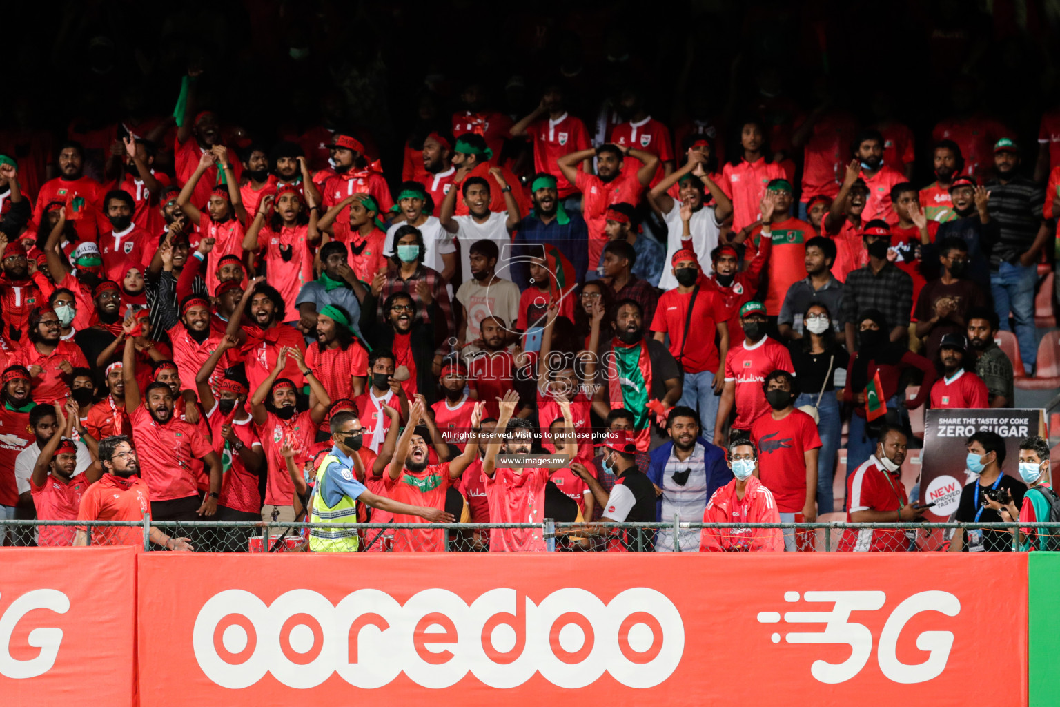 Maldives vs Nepal in SAFF Championship 2021 held on 1st October 2021 in Galolhu National Stadium, Male', Maldives