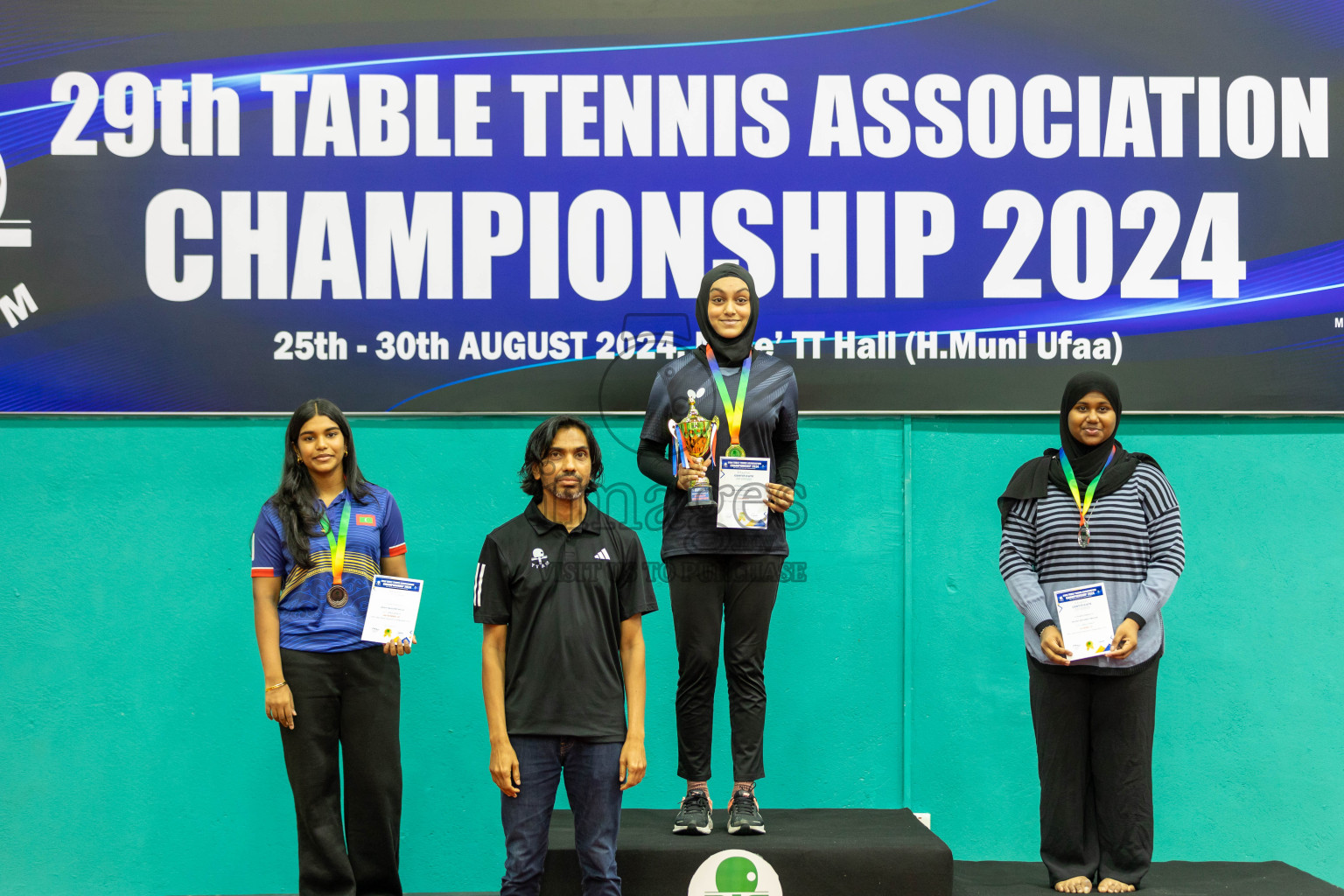 29th Table Tennis Association Championship 2024, 30th August 2024 at Male'TT Hall,Photos by Shuu Abdul Sattar