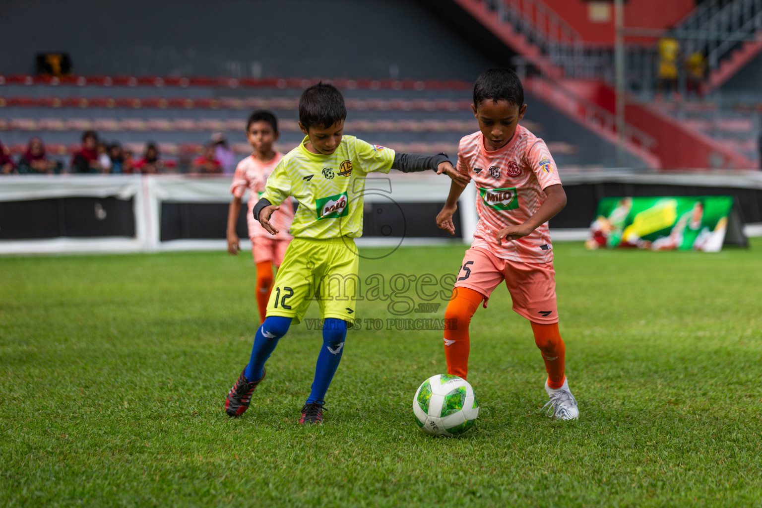 Day 2 of MILO Kids Football Fiesta was held at National Stadium in Male', Maldives on Saturday, 24th February 2024.