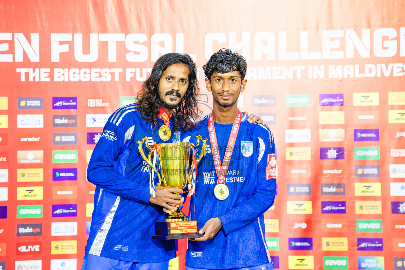 AA. Mathiveri VS AA. Thoddoo in Atoll Round Final on Day 20 of Golden Futsal Challenge 2025 was held on Thursday, 23rd January 2025, in Hulhumale', Maldives. Photos: Abdulla Abeed / images.mv
