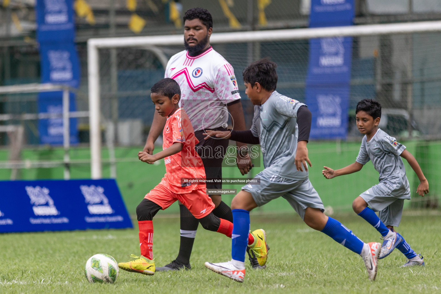 Day 1 of Nestle kids football fiesta, held in Henveyru Football Stadium, Male', Maldives on Wednesday, 11th October 2023 Photos: Shut Abdul Sattar/ Images.mv