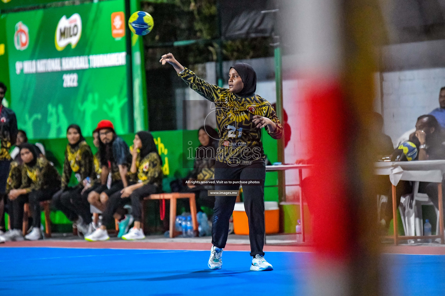 Milo 9th Handball Maldives Championship 2022 Day 2 held in Male', Maldives on 18th October 2022 Photos By: Nausham Waheed /images.mv