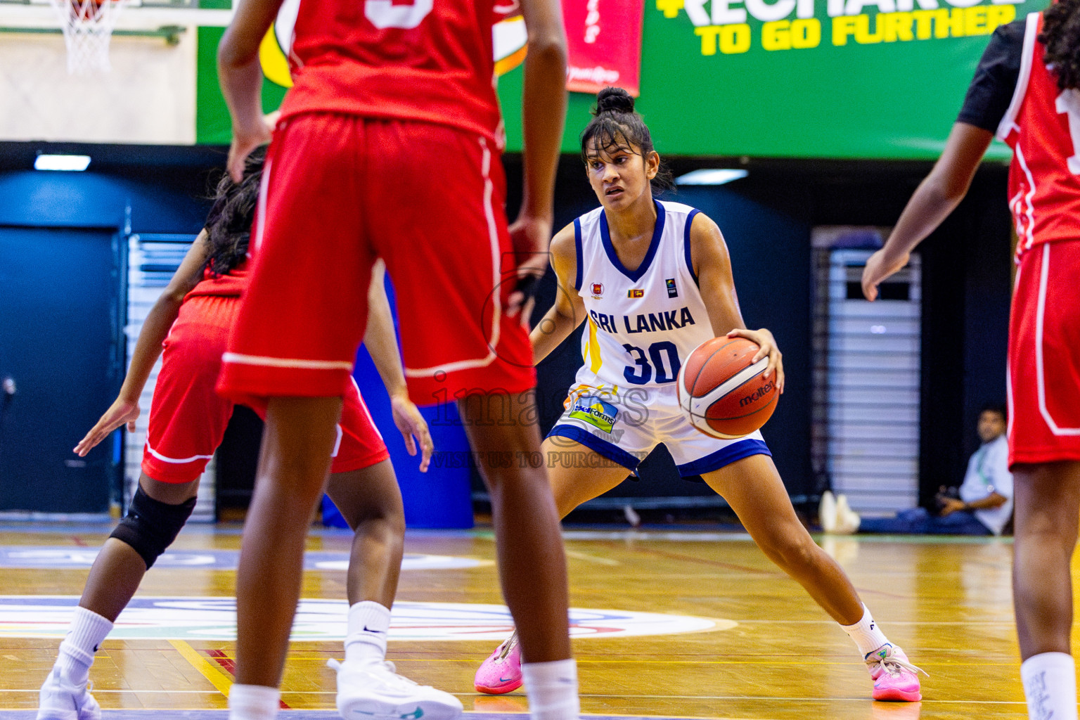 Maldives vs SriLanka in Day 2 of Under 16 Woman's Asian Cup SABA Qualifiers 2025 was held in Social Center, Male', Maldives on Friday, 13th June 2025. Photos: Nausham Waheed / images.mv