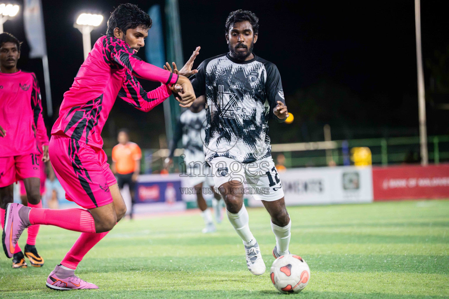 BG SC VS Goalhians in Day 3 - Fonadhoo Youth Futsal Challenge 2025 held in Fonadhoo Futsal Stadium, L. Fonadhoo, Maldives on Tuesdat, 28th October 2025 Photos: Arif Rasheed / images.mv
