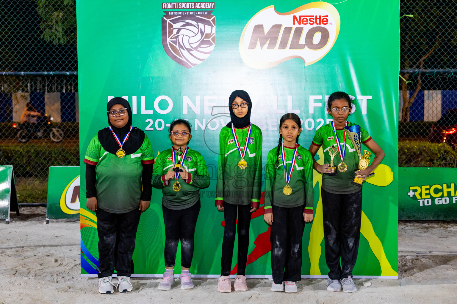 Day 2 of MILO Netball Fest 2025 was held in Cental Park, Hulhumale', Maldives on Friday, 21st November 2025. Photos: Nausham Waheed / images.mv