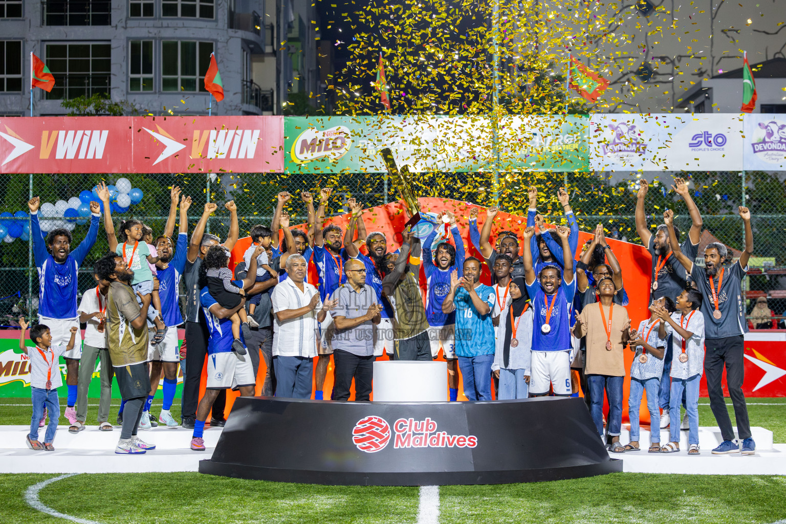 HPSN vs Club Binara in the finals of Club Maldives Classic 2025 at Rehendhi Futsal Grounds, Hulhumale, Maldives, on Monday, 6th October 2025. Photos: Ismail Thoriq, Mohamed Mahefooz Moosa / images.mv