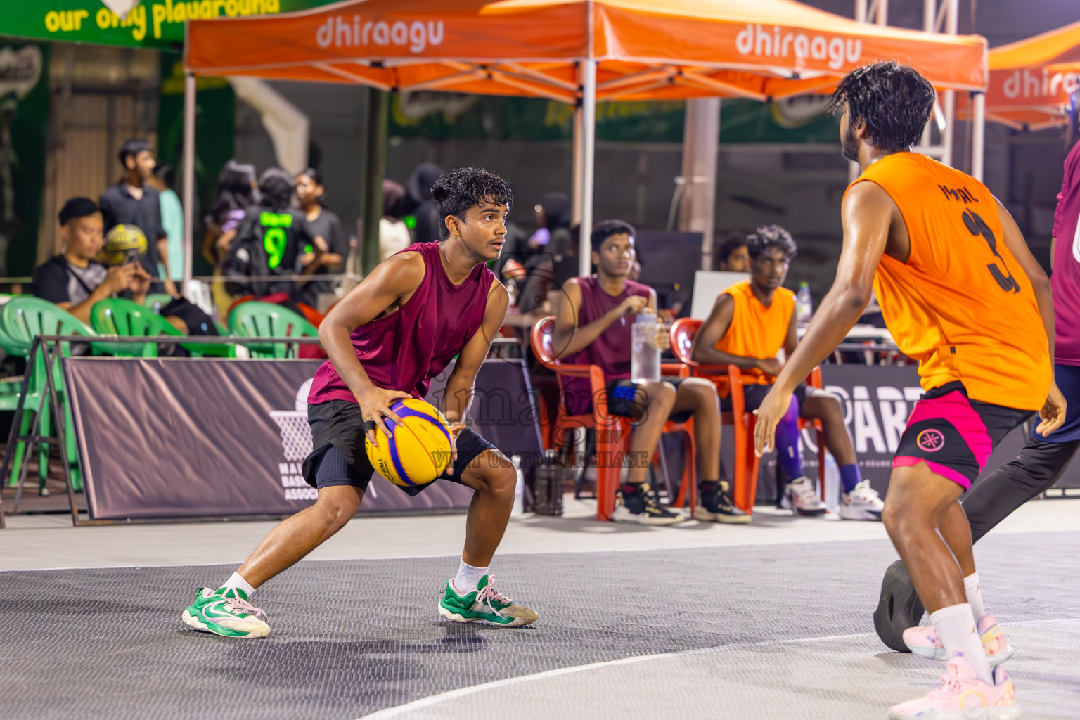 Day 2 of MILO Ramadan 3x3 Challenge 2024 was held in Ekuveni Outdoor Basketball Court at Male', Maldives on Wednesday, 13th March 2024.
Photos: Ismail Thoriq / images.mv