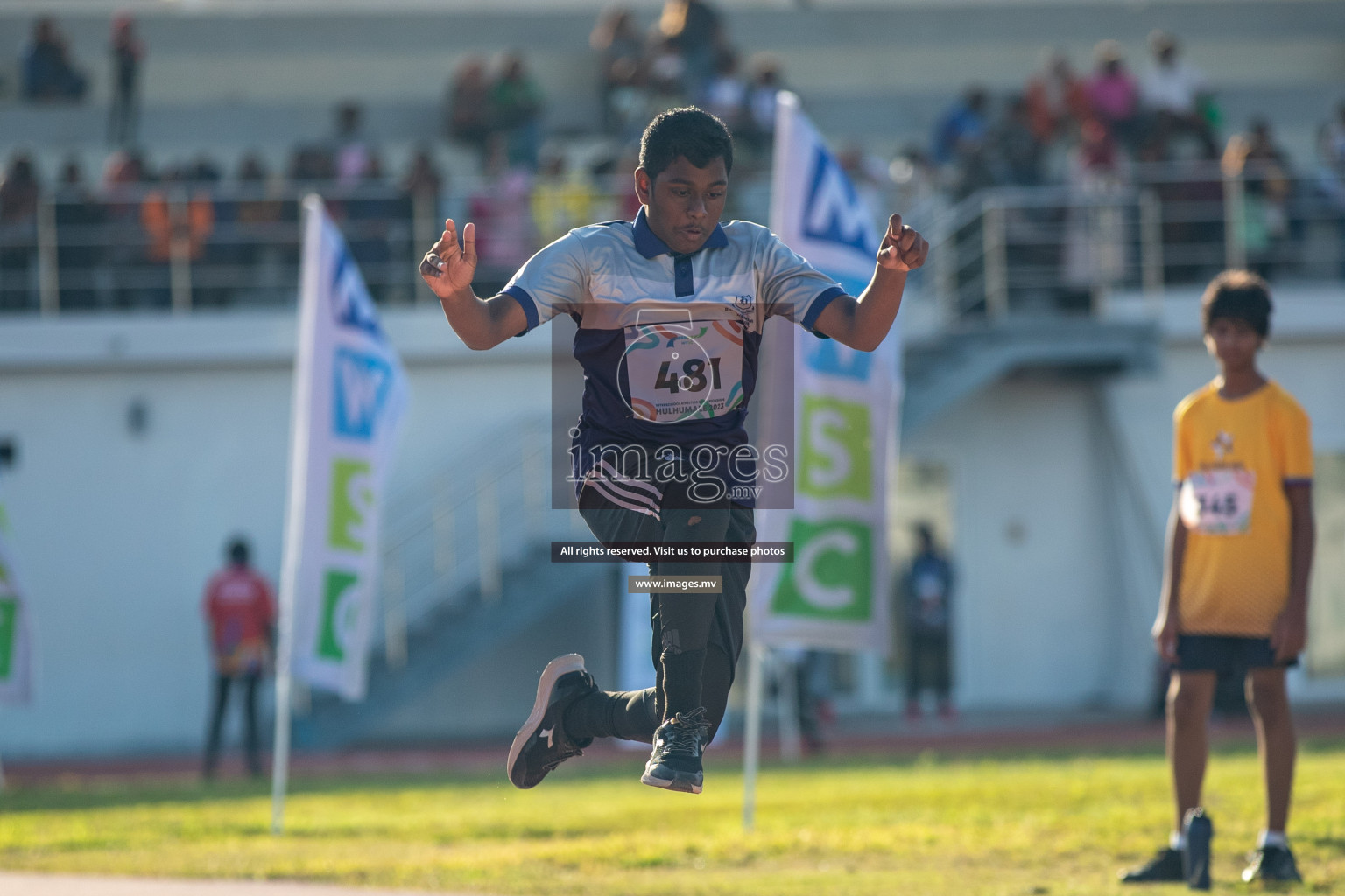 Day two of Inter School Athletics Championship 2023 was held at Hulhumale' Running Track at Hulhumale', Maldives on Sunday, 15th May 2023. Photos: Nausham Waheed / images.mv