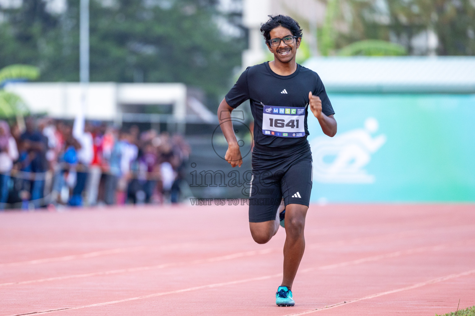 Day 5 of MWSC Interschool Athletics Championships 2024 held in Hulhumale Running Track, Hulhumale, Maldives on Wednesday, 13th November 2024. Photos by: Ismail Thoriq / Images.mv