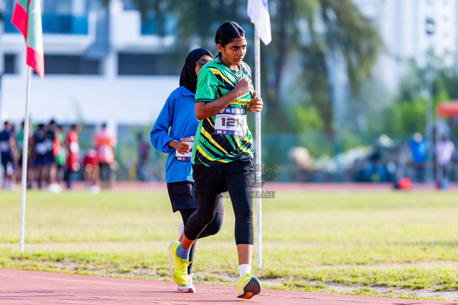 Day 5 of MWSC Interschool Athletics Championships 2024 held in Hulhumale Running Track, Hulhumale, Maldives on Wednesday, 13th November 2024. Photos by: Nausham Waheed / Images.mv