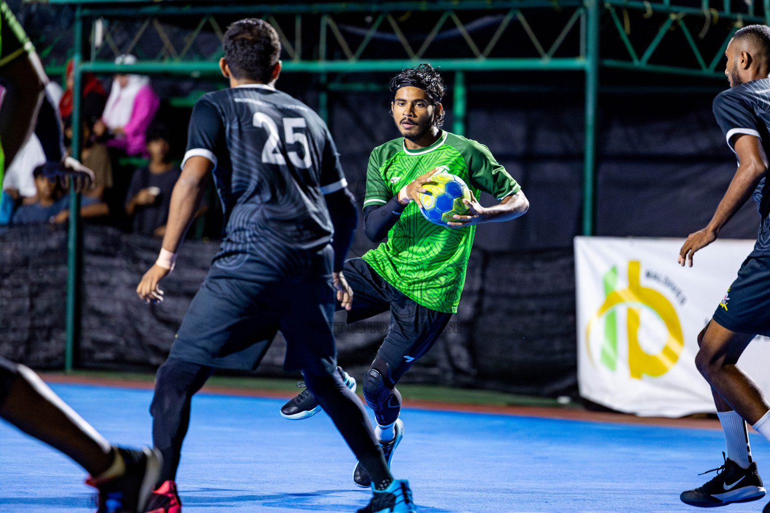 2nd Division Final of 8th Inter-Office/Company Handball Tournament 2024, held in Handball ground, Male', Maldives on Tuesday, 17th September 2024 Photos: Nausham Waheed/ Images.mv