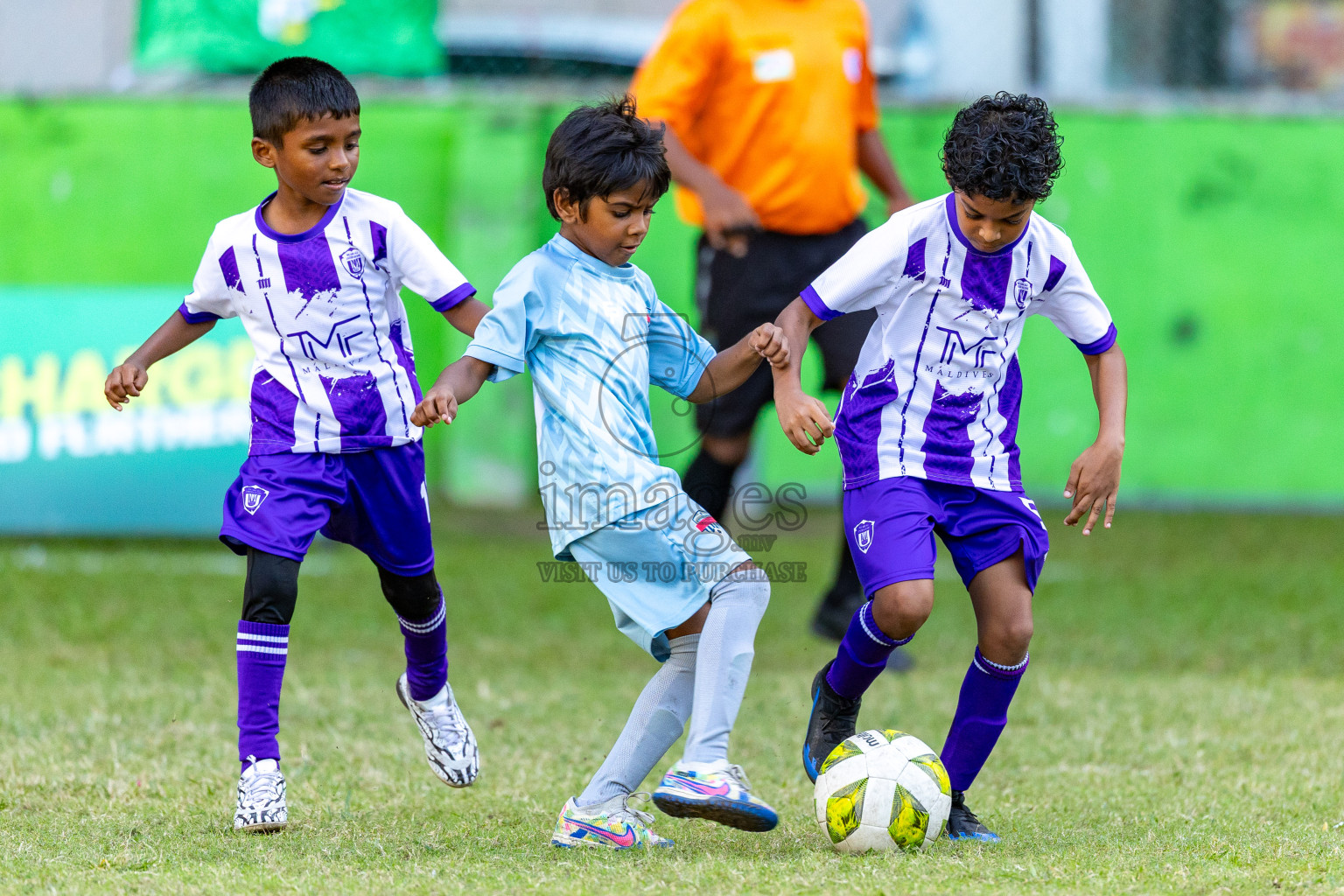 Day 3 of MILO SVAM Juniors 2025 (U-8) was held at Henveiru Stadium in Male', Maldives on Saturday, 28th June 2025. Photos: Mohamed Mahfooz Moosa / images.mv