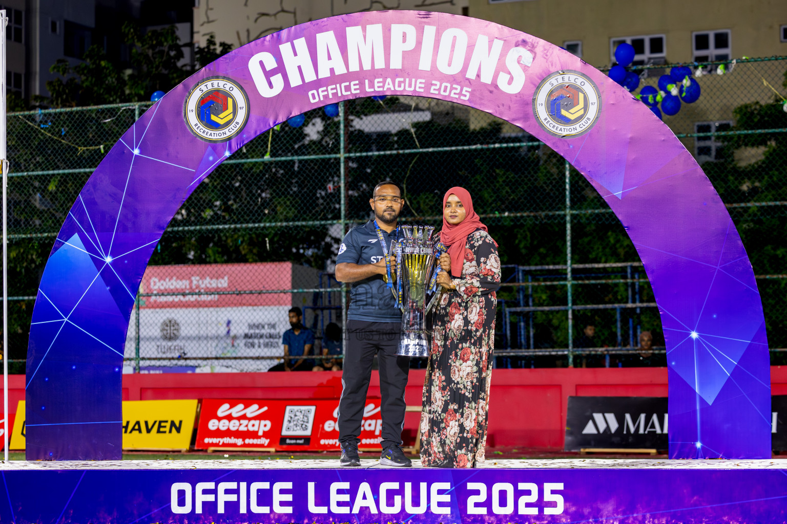 Police Club vs STELCO RC in the Final of Office League 2025 was held on Friday, 9th May 2025 in Hulhumale', Maldives. Photos: Ismail Thoriq / images.mv