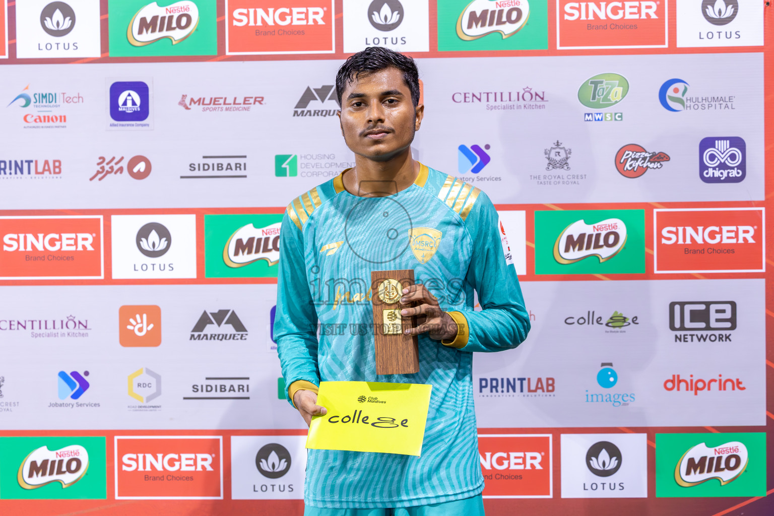 Maldivian vs Ooredoo in Club Maldives Cup 2024 held in Rehendi Futsal Ground, Hulhumale', Maldives on Thursday, 3rd October 2024.
Photos: Ismail Thoriq / images.mv