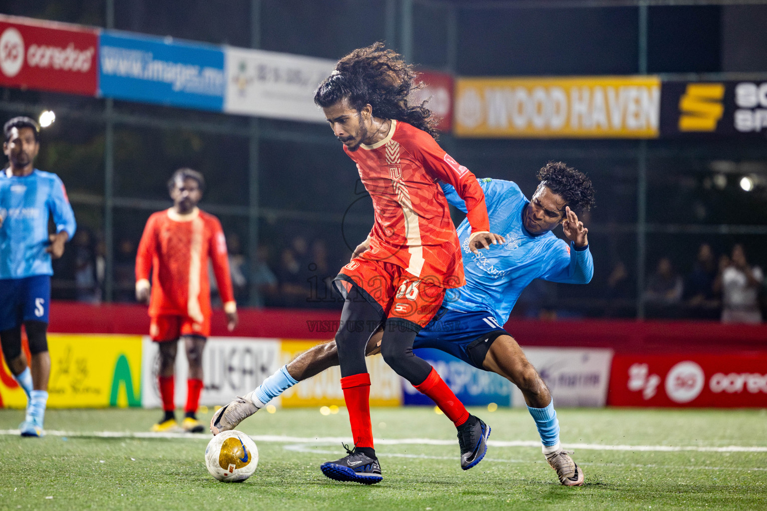 M Dhiggaru vs M Muli in Day 21 of Golden Futsal Challenge 2025 was held on Saturday , 25th January 2025, in Hulhumale', Maldives. Photos: Nausham Waheed / images.mv