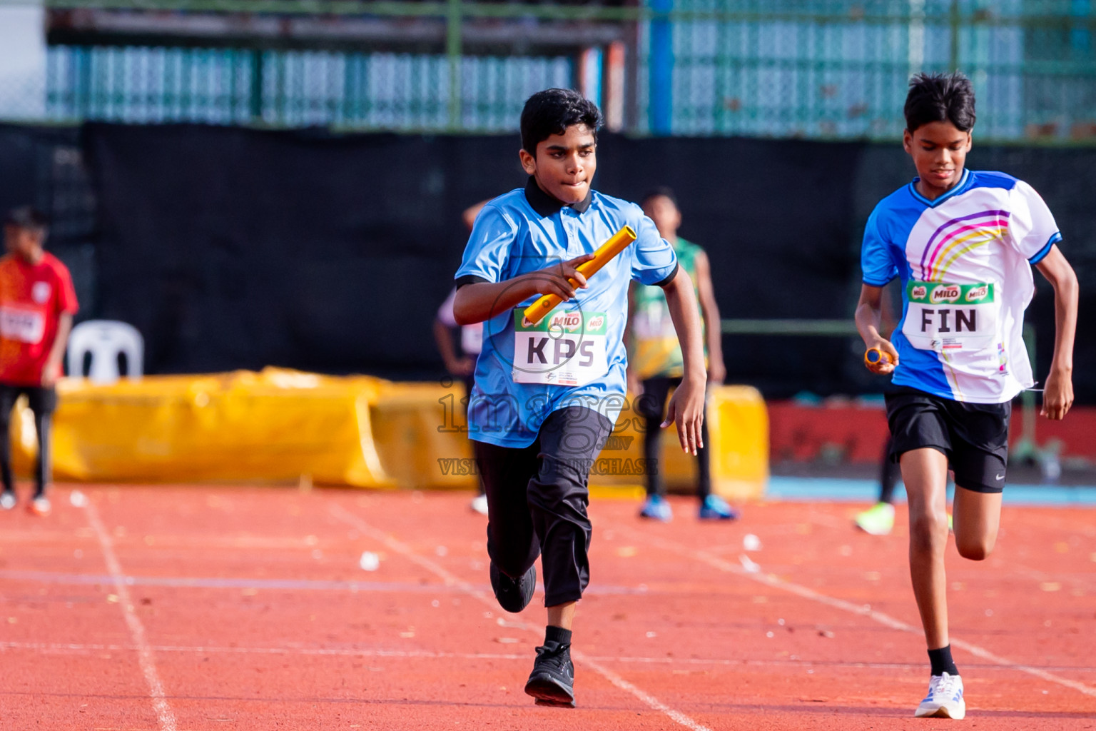 Day 6 of Inter-school Athletics Championship 2025 held in Ekuveni Synthetic Track, Male', Maldives on Sunday, 12th October 2025. Photos by: Nausham Waheed / Images.mv