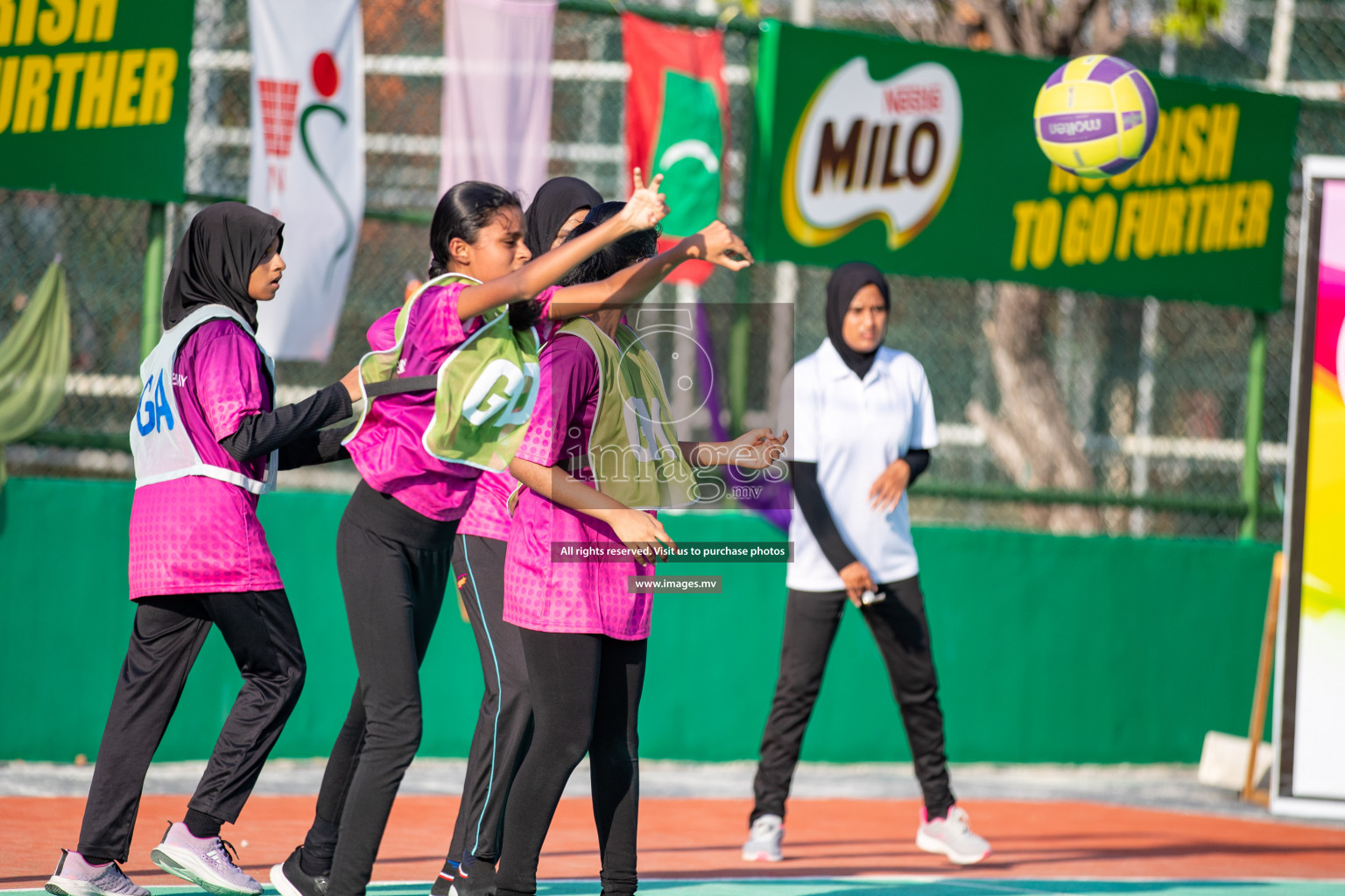 Day 8 of Junior Netball Championship 2022 on 11th March 2022 held in Male', Maldives. Photos by Nausham Waheed & Hassan Simah