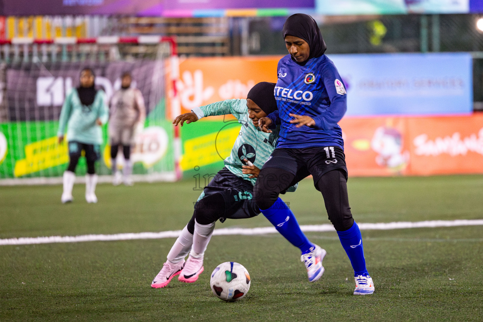 STELCO RECREATION CLUB vs TEAM DHARUMAVANTHA in Eighteen Thirty 2024 held in Rehendi Futsal Ground, Hulhumale', Maldives on Thursday, 5th September 2024. 
Photos: Hassan Simah / images.mv