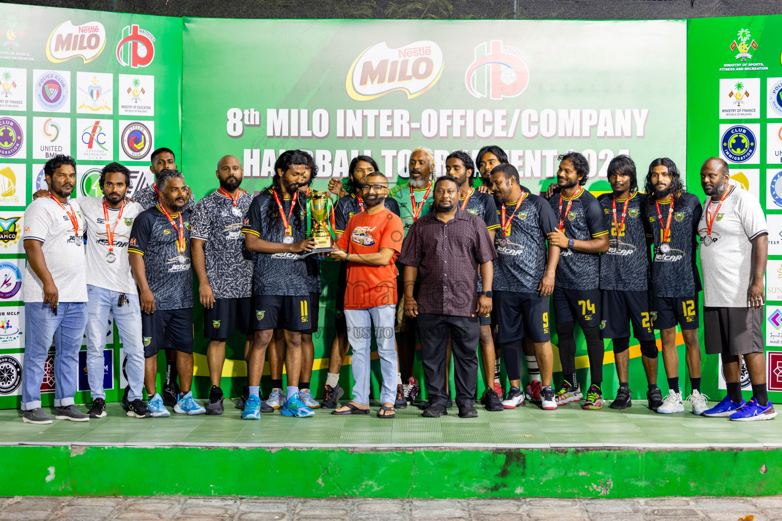 1st Division Final of 8th Inter-Office/Company Handball Tournament 2024, held in Handball ground, Male', Maldives on Tuesday, 11th September 2024 Photos: Nausham Waheed/ Images.mv