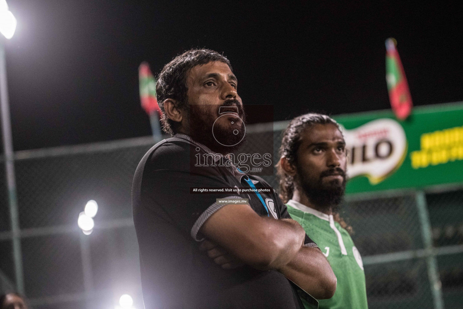 Team FSM vs Club HDC in the Quarter Finals of Club Maldives 2021 held at Hulhumale;, on 12th December 2021 Photos: Nausham Waheed