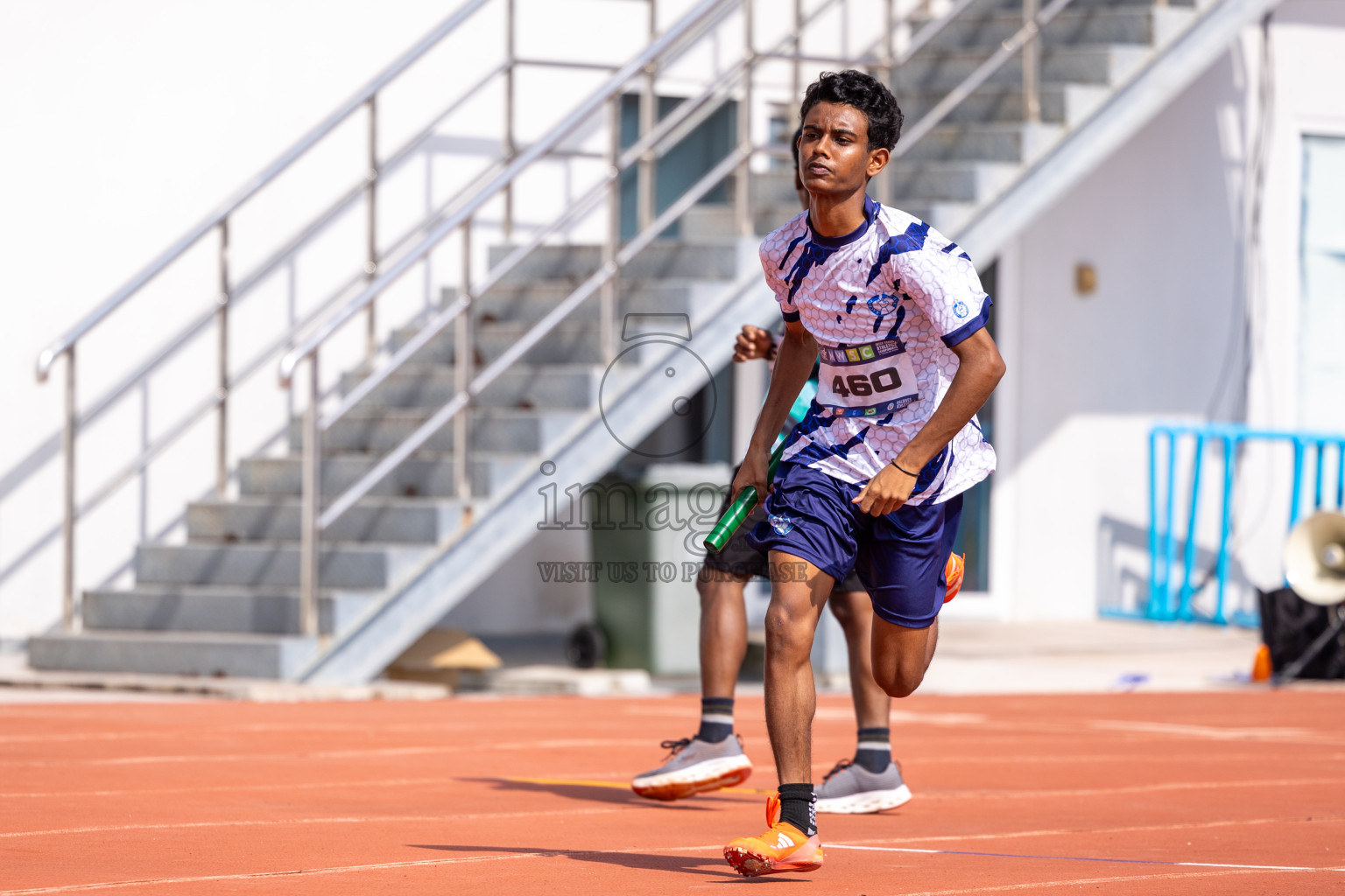 Day 6 of MWSC Interschool Athletics Championships 2024 held in Hulhumale Running Track, Hulhumale, Maldives on Thursday, 14th November 2024. Photos by: Ismail Thoriq / Images.mv