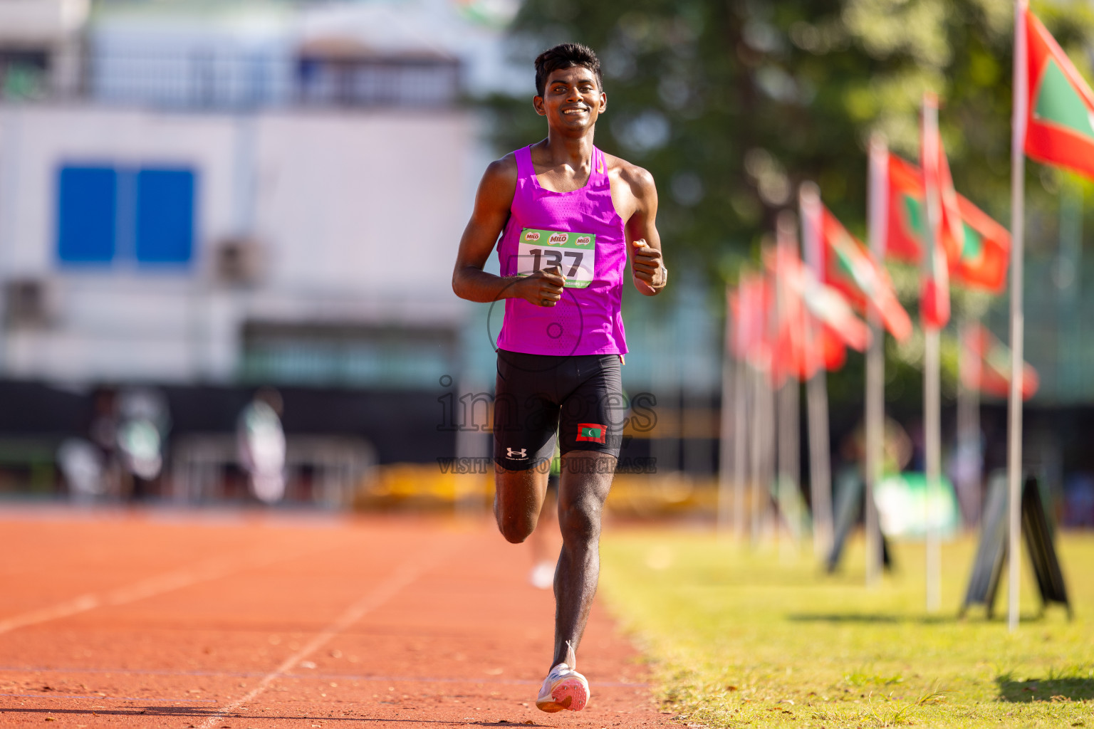 Day 1 of 12th Milo Association Championships was held in Ekuveni Track at Male', Maldives on Thursday, 24th April 2025.
Photos: Ismail Thoriq / images.mv