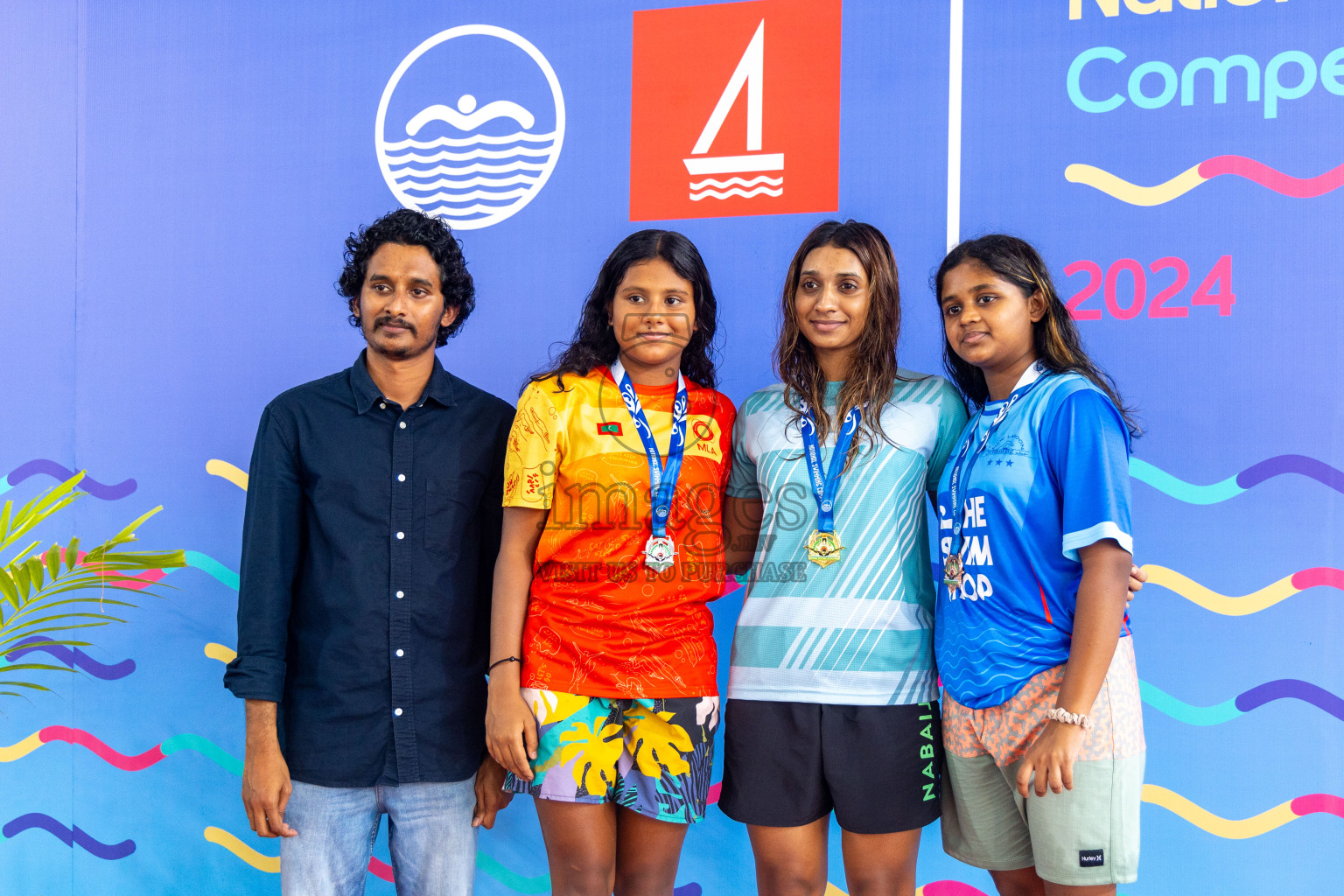 Day 7 of National Swimming Competition 2024 held in Hulhumale', Maldives on Thursday, 19th December 2024.
Photos: Ismail Thoriq / images.mv