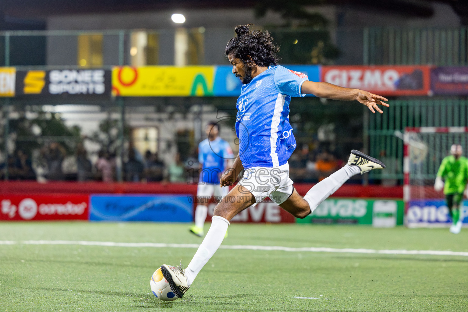 Sh Kanditheemu vs Sh Milandhoo in Day 11 of Golden Futsal Challenge 2025 was held on Wednesday, 15th January 2025, in Hulhumale', Maldives Photos: Nausham Waheed / images.mv