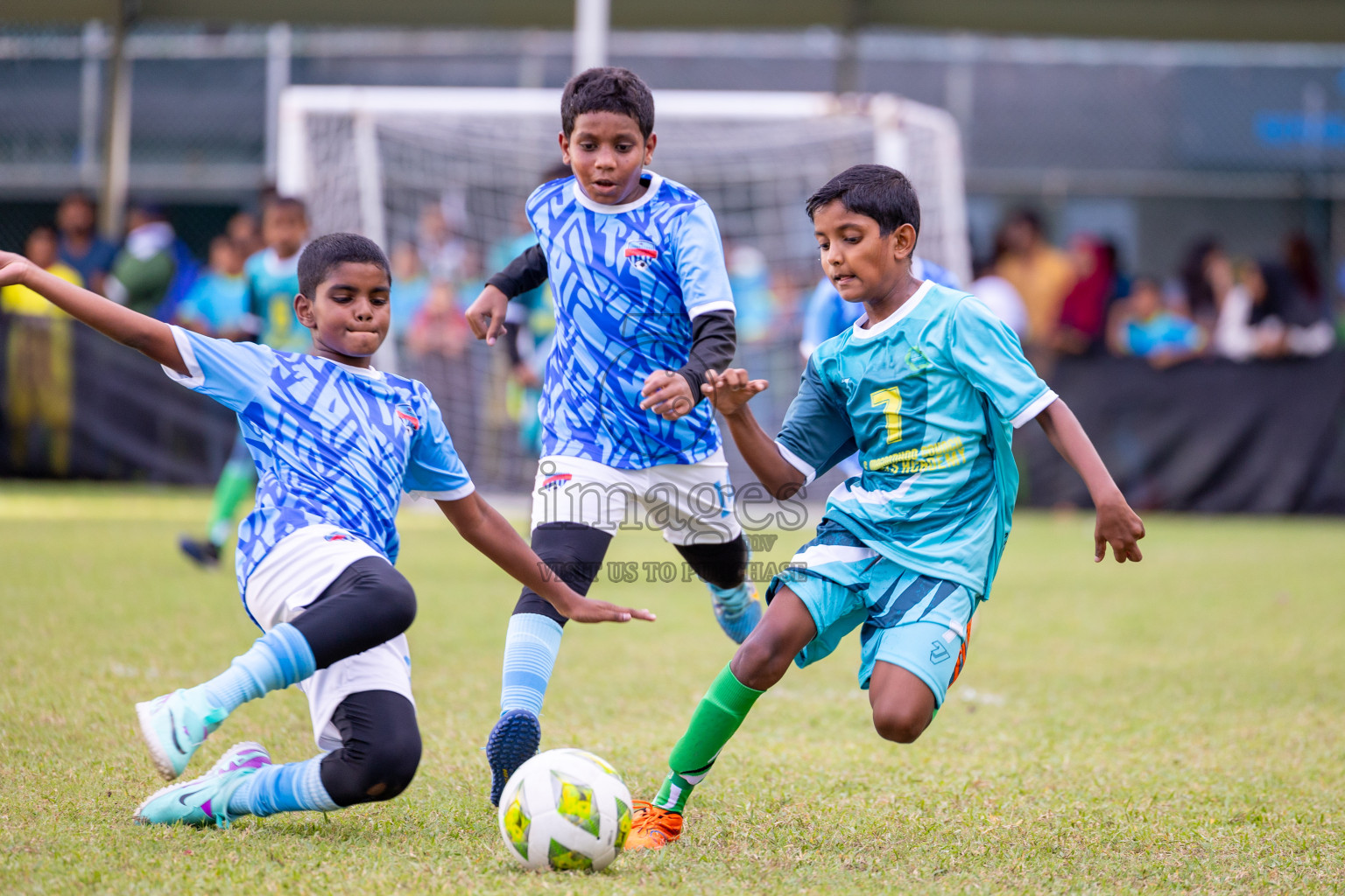 Day 1 of MILO Academy Championship 2024 - U12 was held at Henveiru Grounds in Male', Maldives on Thursday, 4th July 2024. 
Photos: Ismail Thoriq / images.mv