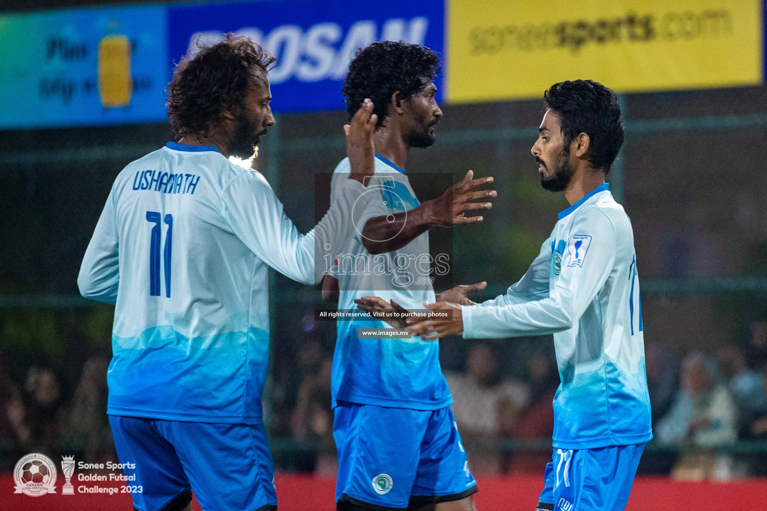 AA. Thoddoo vs AA. Mathiveri in Day 4 of Golden Futsal Challenge 2023 on 08 February 2023 in Hulhumale, Male, Maldives