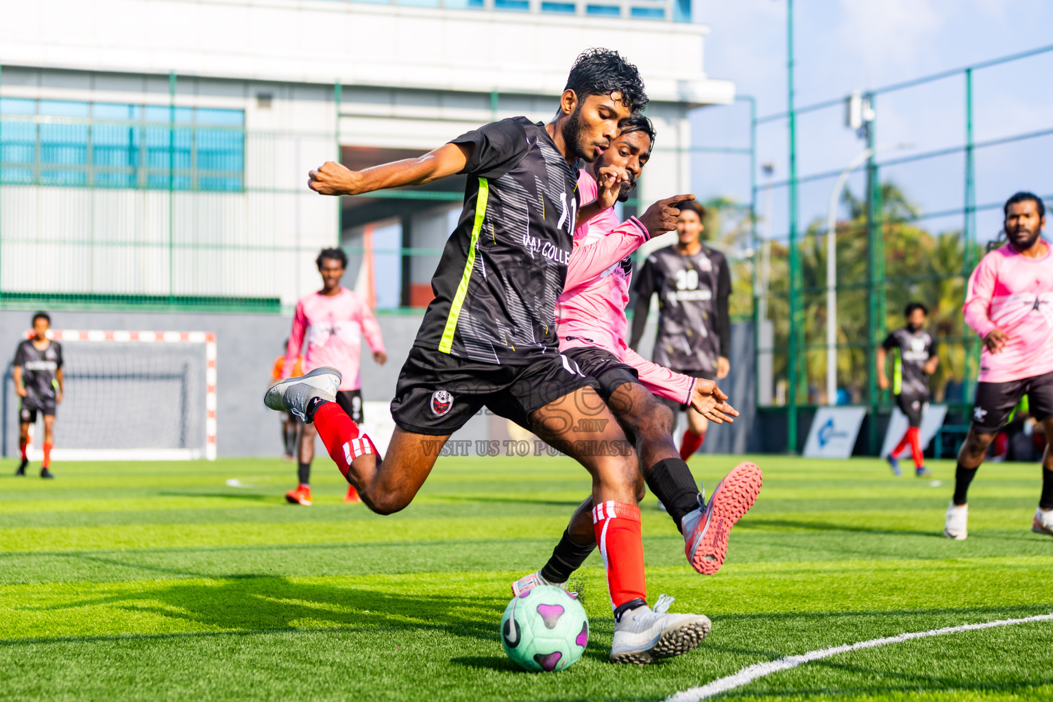 Apocalipse SC vs Biss Buru in Day 6 of BG Futsal Challenge 2024 was held on Sunday, 17th March 2024, in Male', Maldives Photos: Nausham Waheed / images.mv